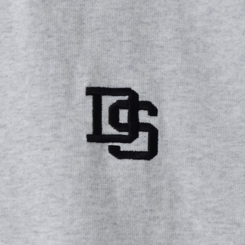 【DOUBLESTEAL】ヘビーオンスワンポイントロゴ刺繡半袖Tシャツ