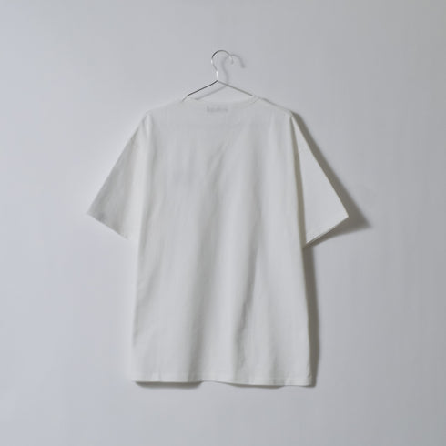 【DOUBLESTEAL】ヘビーオンスワンポイントロゴ刺繡半袖Tシャツ