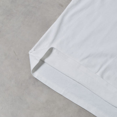 【DOUBLESTEAL】ヘビーオンスワンポイントロゴ刺繡半袖Tシャツ