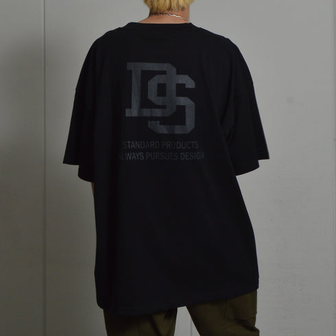 【DOUBLESTEAL】接触冷感・UVカット USAコットンビックサイズロゴプリント半袖Tシャツ