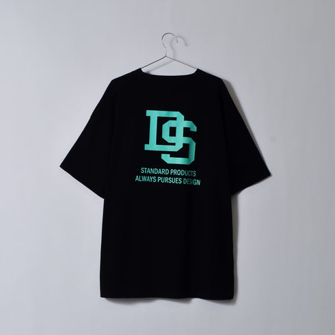 【DOUBLESTEAL】接触冷感・UVカット USAコットンビックサイズロゴプリント半袖Tシャツ