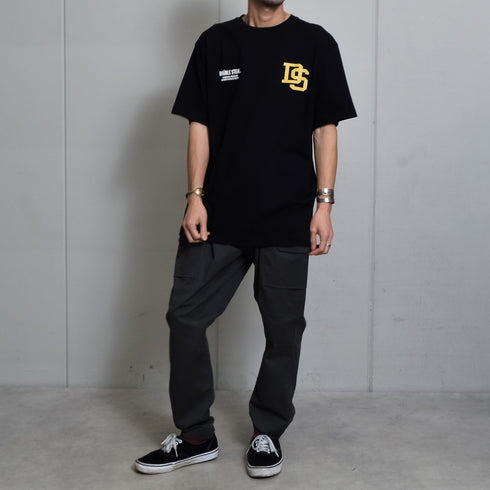 【DOUBLESTEAL】コーデュラ ロゴプリント半袖Tシャツ