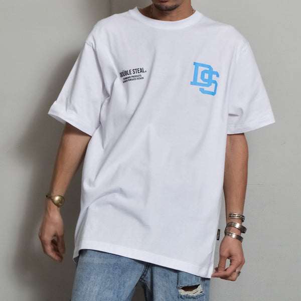 【DOUBLESTEAL】コーデュラ ロゴプリント半袖Tシャツ