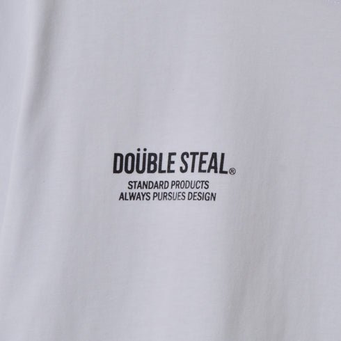 【DOUBLESTEAL】コーデュラ ロゴプリント半袖Tシャツ