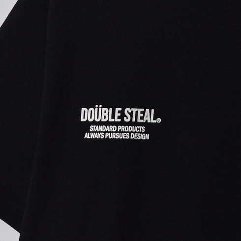【DOUBLESTEAL】コーデュラ ロゴプリント半袖Tシャツ