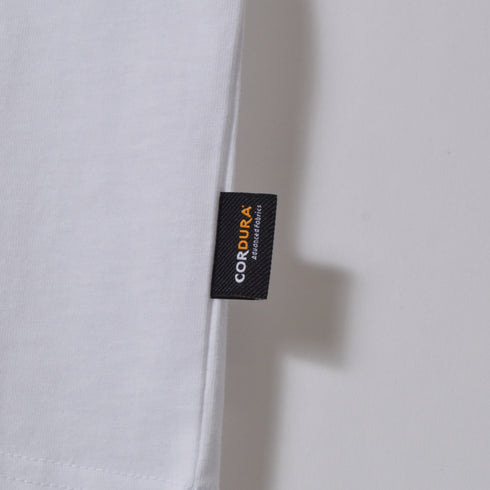 【DOUBLESTEAL】コーデュラ ロゴプリント半袖Tシャツ