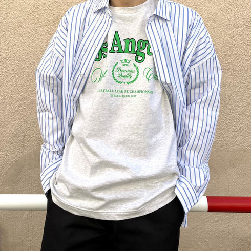 【MODISH GAZE】ブロードビッグレギュラーシャツ