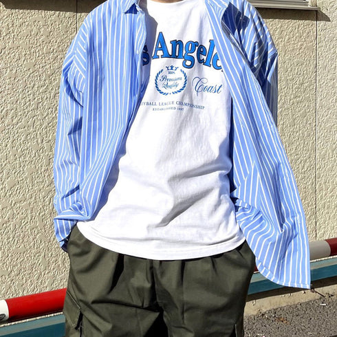 【MODISH GAZE】ブロードビッグレギュラーシャツ