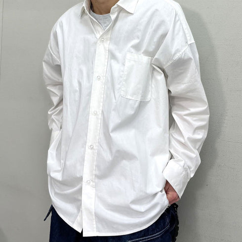 【MODISH GAZE】ブロードビッグレギュラーシャツ