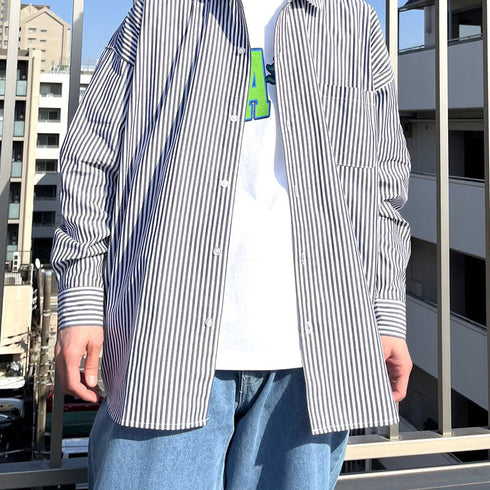 【MODISH GAZE】ブロードビッグレギュラーシャツ