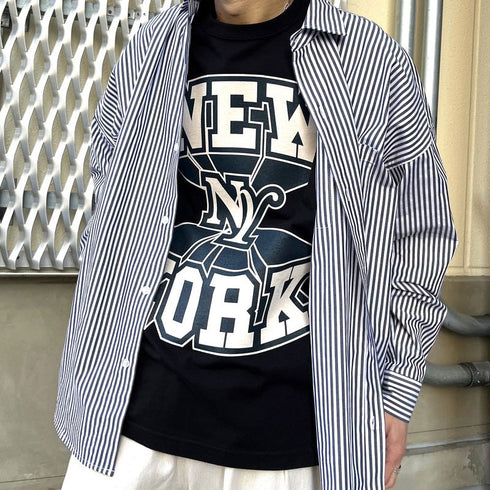 【MODISH GAZE】ブロードビッグレギュラーシャツ