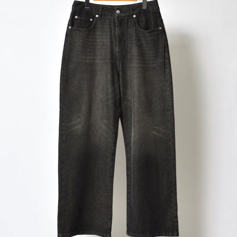 【MODISH GAZE】12Ozデニムオーバーダイバギーパンツ