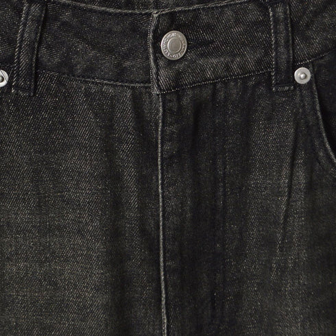 【MODISH GAZE】12Ozデニムオーバーダイバギーパンツ