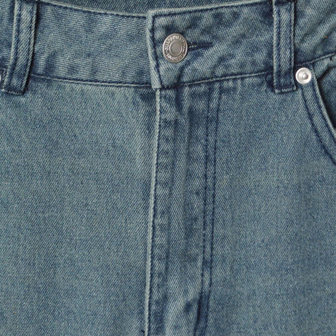 【MODISH GAZE】12Ozデニムオーバーダイバギーパンツ