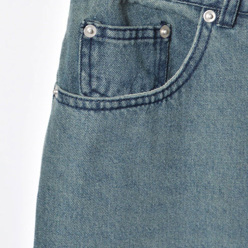 【MODISH GAZE】12Ozデニムオーバーダイバギーパンツ