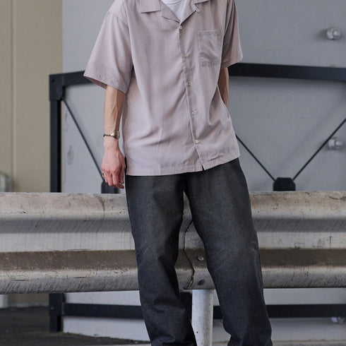 【MODISH GAZE】12Ozデニムオーバーダイバギーパンツ