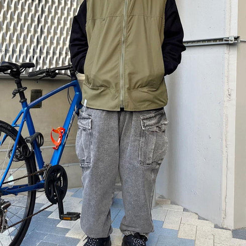 【MODISH GAZE】スタンドネック フルジップベスト