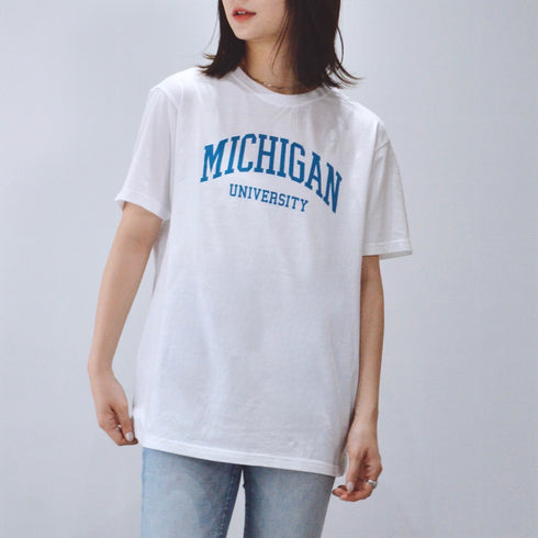 【spiritoso】MICHIGAN カレッジTシャツ