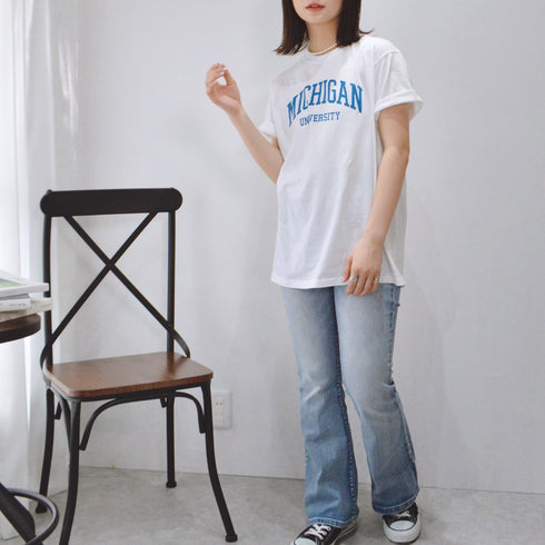 【spiritoso】MICHIGAN カレッジTシャツ