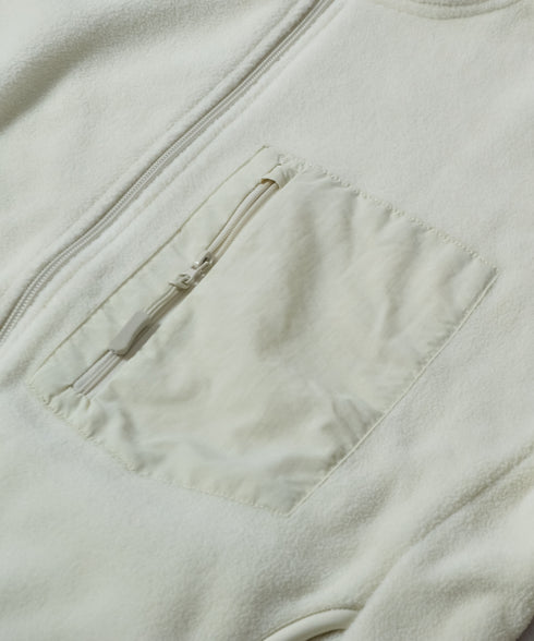 【DOUBLESTEAL】ネーム付きフリースフルジップスタンドジャケット