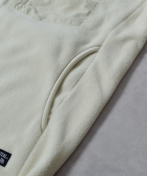 【DOUBLESTEAL】ネーム付きフリースフルジップスタンドジャケット