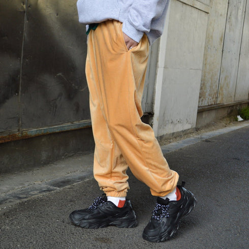 【MODISH GAZE】ベロアジョガーパンツ