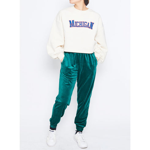 【MODISH GAZE】ベロアジョガーパンツ