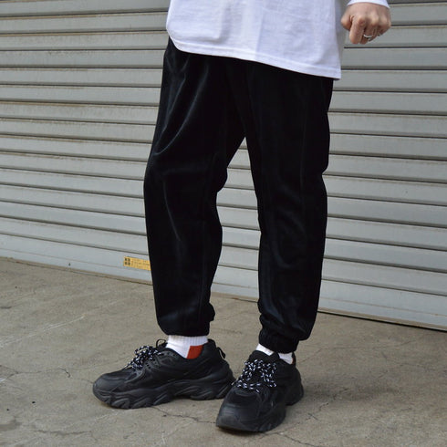 【MODISH GAZE】ベロアジョガーパンツ