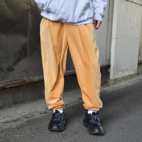 【MODISH GAZE】ベロアジョガーパンツ