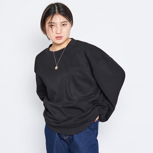 【MODISH GAZE】ルーズシルエット スウェットシャツ