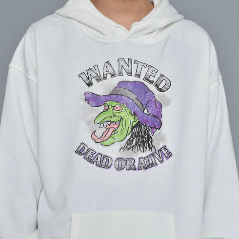 【MODISH GAZE】ビンテージ加工プリント ビッグサイズパーカー