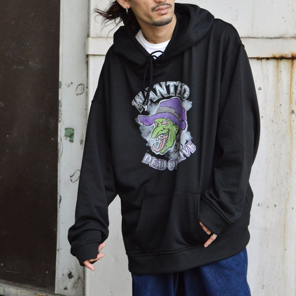 【MODISH GAZE】ビンテージ加工プリント ビッグサイズパーカー