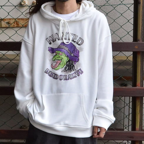 【MODISH GAZE】ビンテージ加工プリント ビッグサイズパーカー