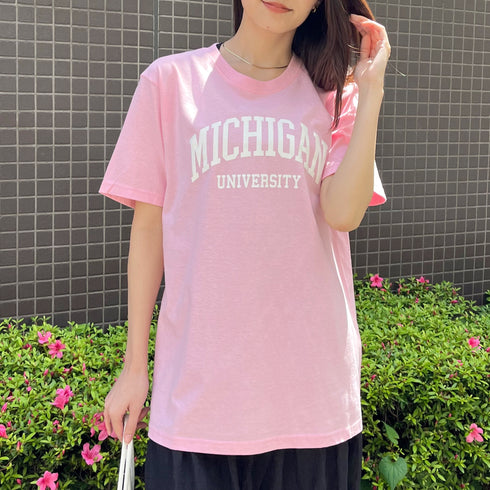 【spiritoso】MICHIGAN カレッジTシャツ