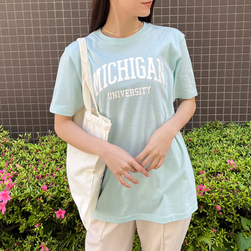【spiritoso】MICHIGAN カレッジTシャツ