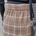 【spiritoso】チェック柄タイトスカート