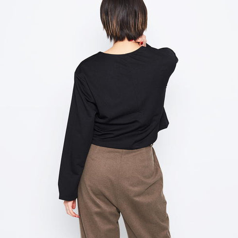 【spiritoso】エスニック風ハートネックジャケット