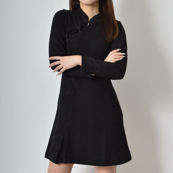 【spiritoso】チャイナニットワンピース