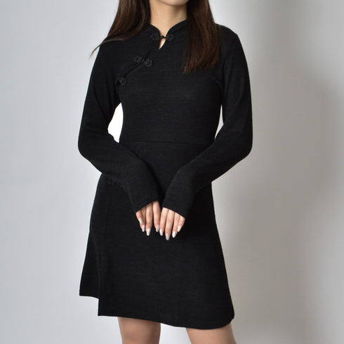 【spiritoso】チャイナニットワンピース