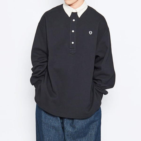 ANGLAN Wide PK Sweat Shirt アングラン