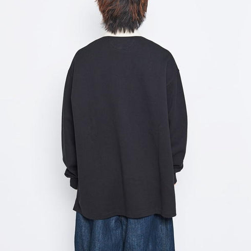 ANGLAN Wide PK Sweat Shirt アングラン