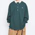 ANGLAN Wide PK Sweat Shirt アングラン