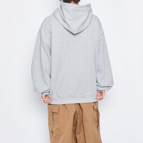 ANGLAN Printing Wide Sweat Hoodie アングラン ロゴパーカー