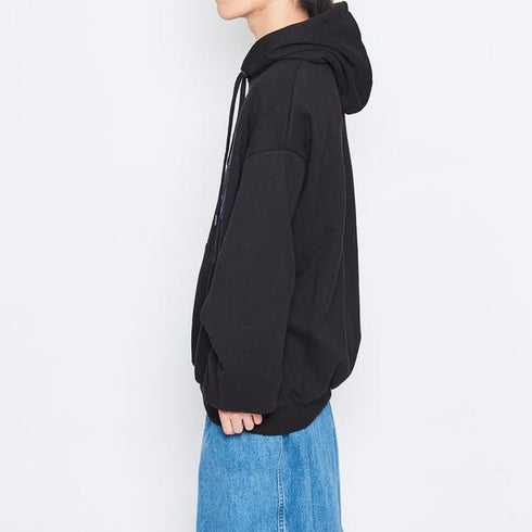ANGLAN Printing Wide Sweat Hoodie アングラン ロゴパーカー