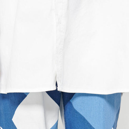 ANGLAN Wide Layered Oxford Shirt アングラン ワイドレイヤードシャツ