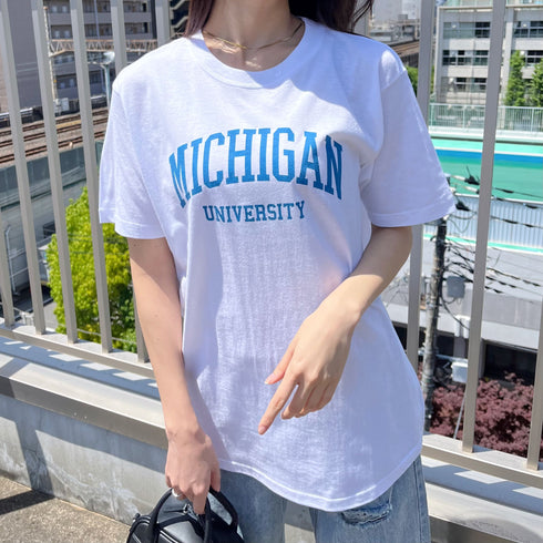【spiritoso】MICHIGAN カレッジTシャツ