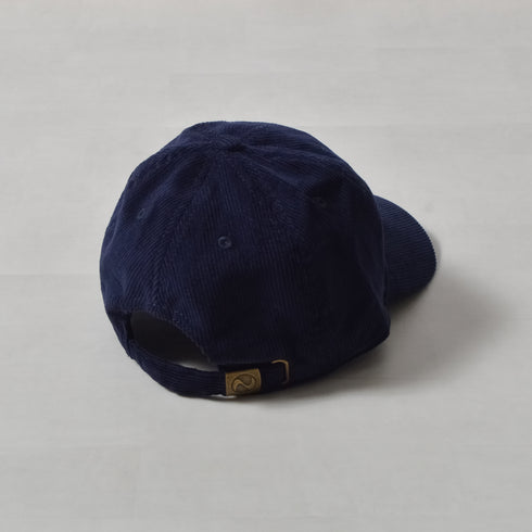 【&soiree】ブランドロゴ刺繍キャップ(ウール・コーデュロイ)