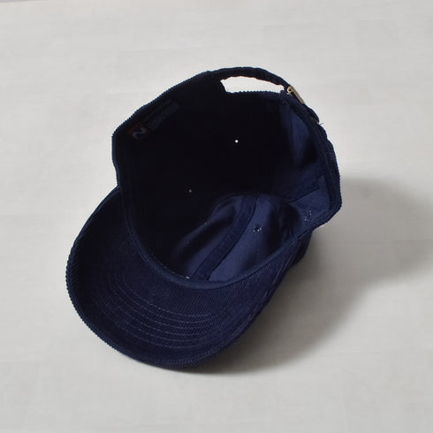 【&soiree】ブランドロゴ刺繍キャップ(ウール・コーデュロイ)