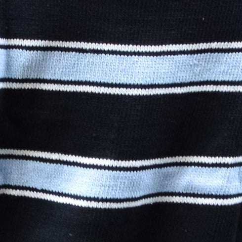 【&soiree】クルーネックルーズボーダーニット