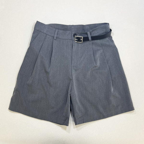 【&soiree】ベルト付きポケットショートパンツ